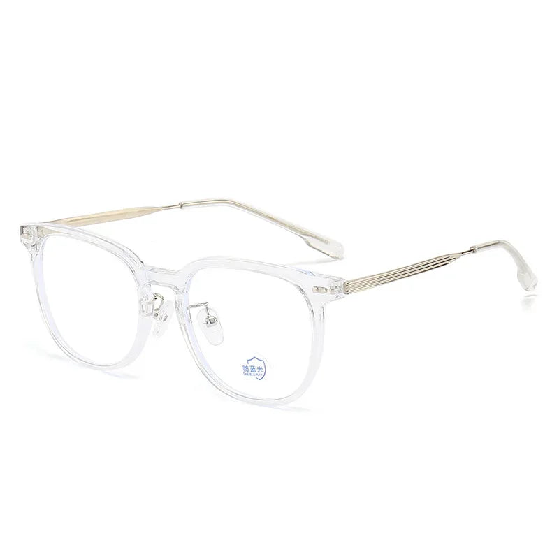 New Glasses Frame Camping Cycling Fishing Men Retro Glasses Frame Luxury Brand Design Tea Color Women Anti Blue Light Glasses