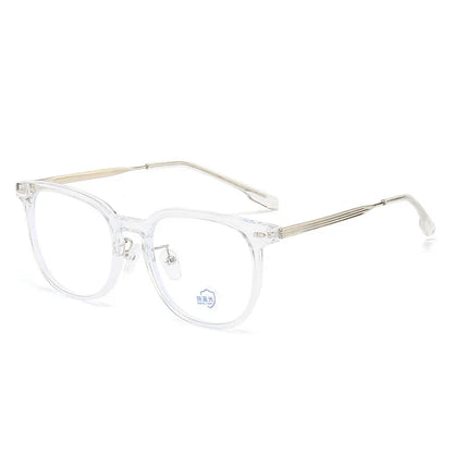 New Glasses Frame Camping Cycling Fishing Men Retro Glasses Frame Luxury Brand Design Tea Color Women Anti Blue Light Glasses