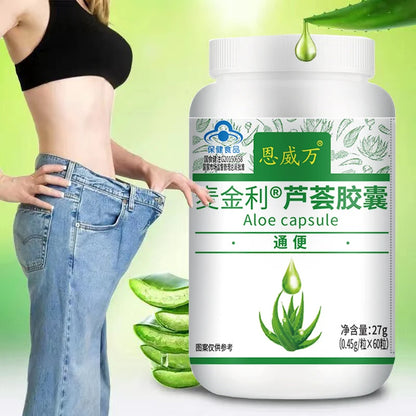Colon Cleanser Detox for Flush - Aloe Vera Softgel Capsules , Supports Digestive Health