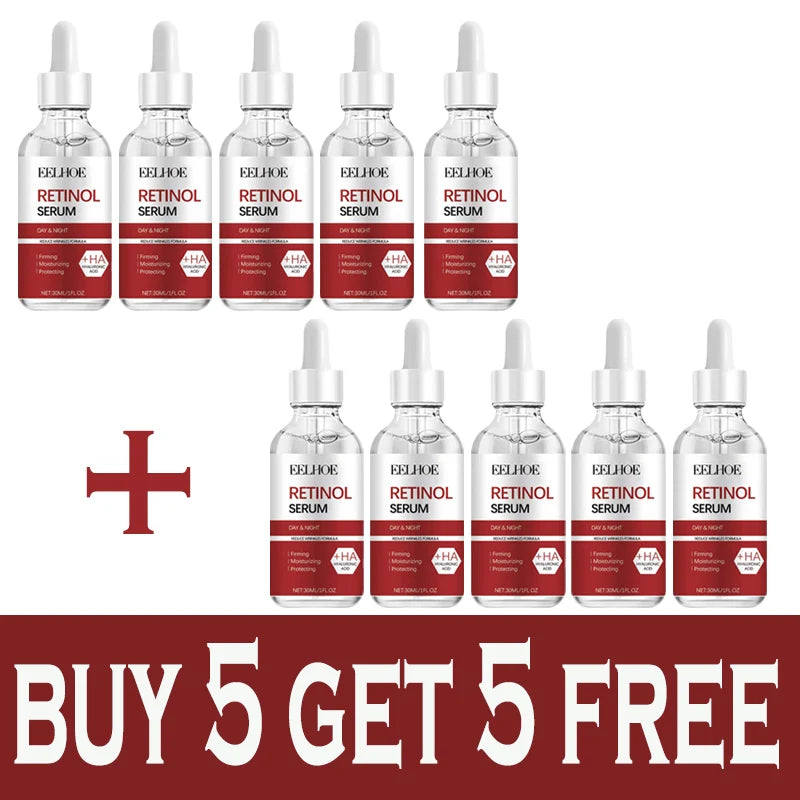 Instant Firming Lifting Anti-Aging Serum Fade Fine Lines Whitening Korean Skin Care Product New Retinol Face Serum for Wrinkles