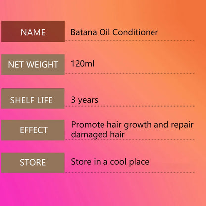 Batana Oil Hair Conditioner Nourishing moisturizing Repairing Strengthens Roots Smoothing Hair Conditioner Hair Care for Women