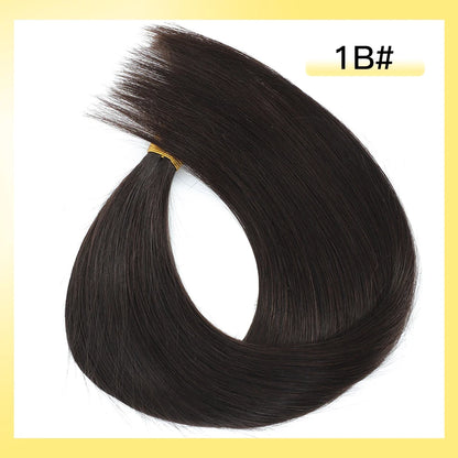 Yelo Highlight Blonde Human Hair Weft Double Weft Hair Bundles Sewing In Hair Weaves Real Human Hair Extension For Salon