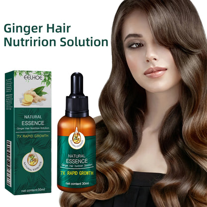 EELHOE Ginger Oil for Hair Growth Anti Hair Loss Treatment for Thinning Hair Moisturizing Scalp Care Natural Hair Regrowth Serum