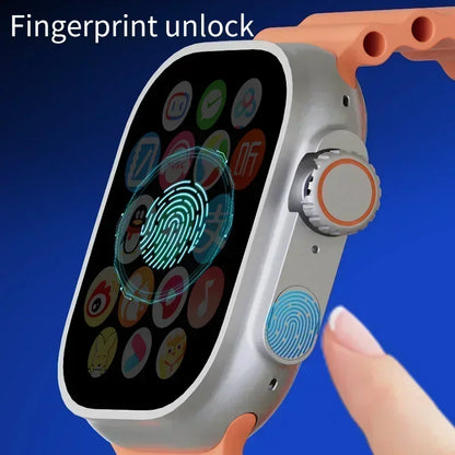 2025 DW100 4G Android Smartwatch Global Calling Fingerprint Unlock 2.29 Inch AMOLED 4G SIM Video Chat WIFI GPS Tracker