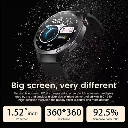 2025 For Huawei GT5 Pro Smartwatches Men HD AMOLED Screen GPS trajectory Health Monitor BT Call 1.52" Fitness Smartwatches IP68