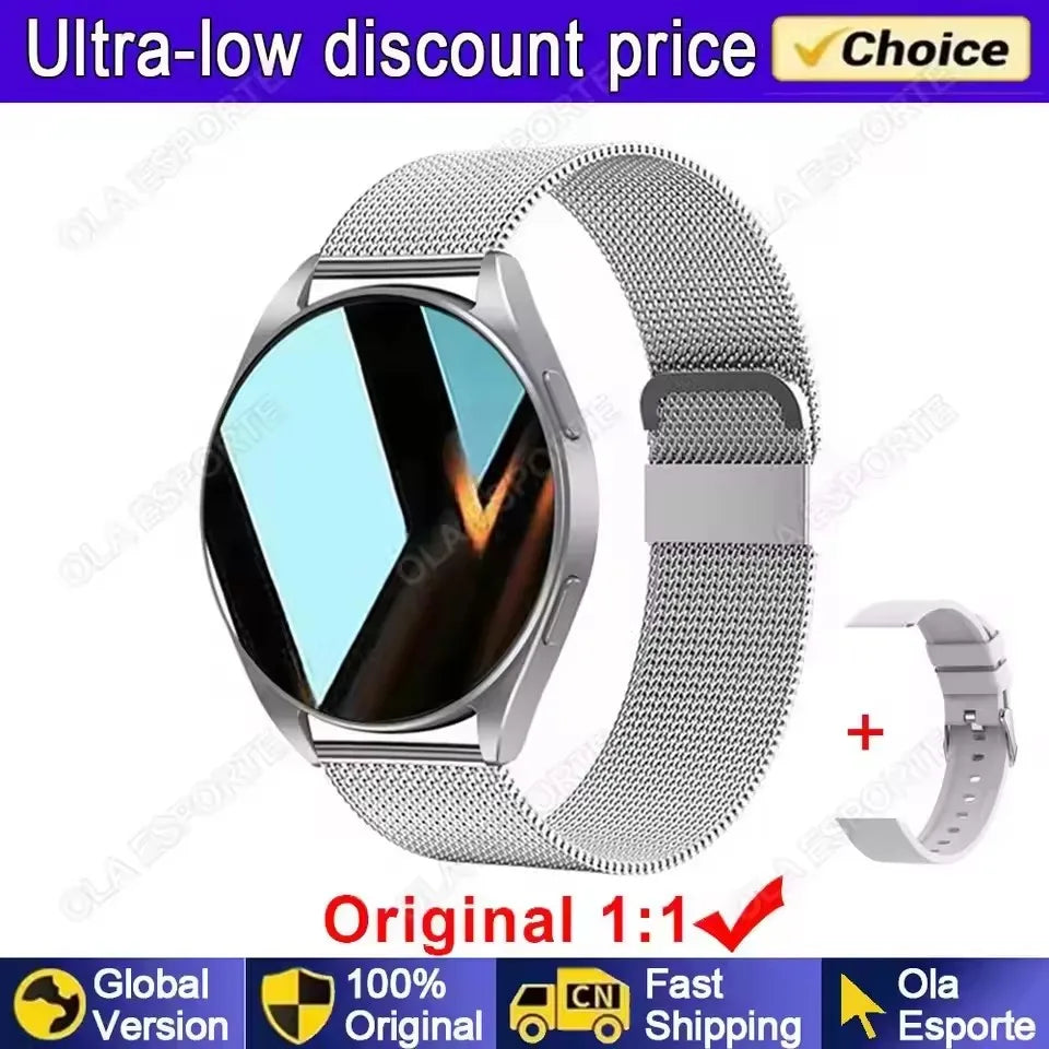 Men Women Health Smart Watch AMOLED Screen Voice Call Smartwatch All-day Heart Rate Monitoring Fashion Waterproof Sports Watches