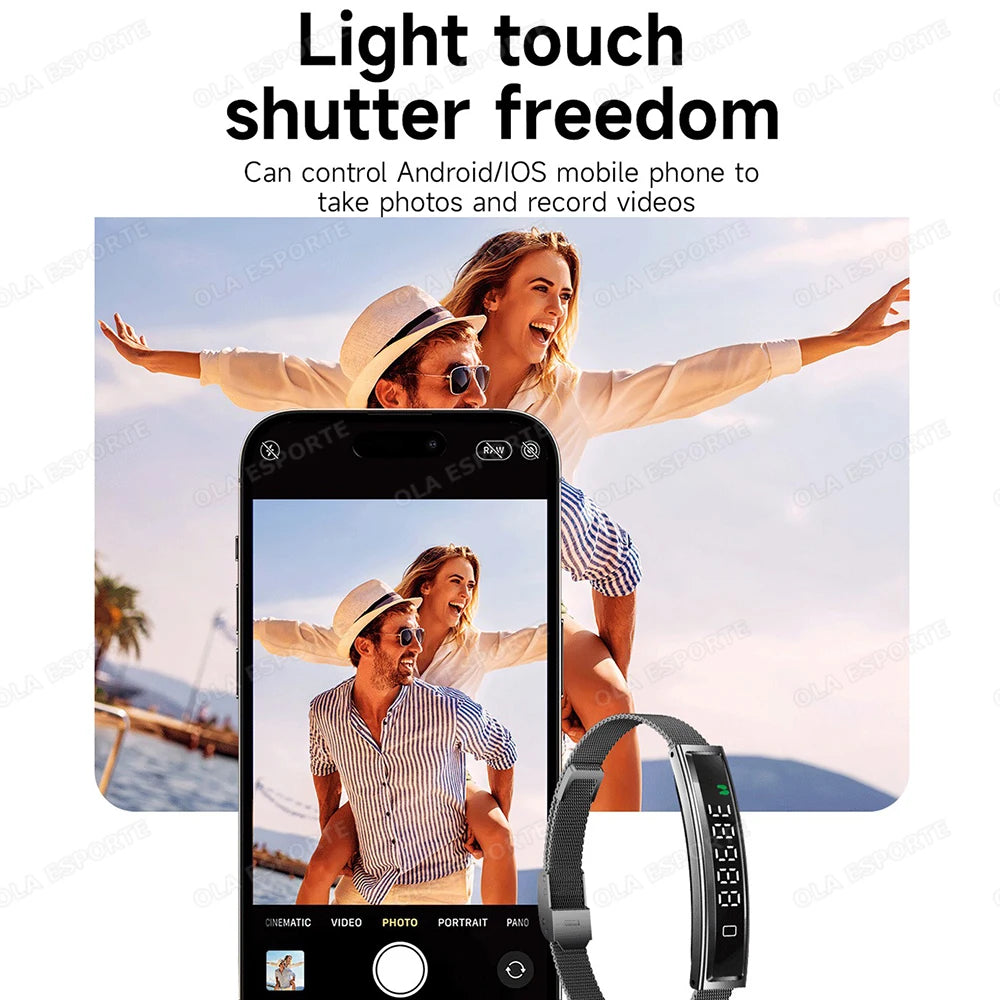 New Smart Bracelet Women Smartwatch Men Heart Rate Blood Oxygen Waterproof Sport Smart Band Watch For Android IOS Ladies Gift