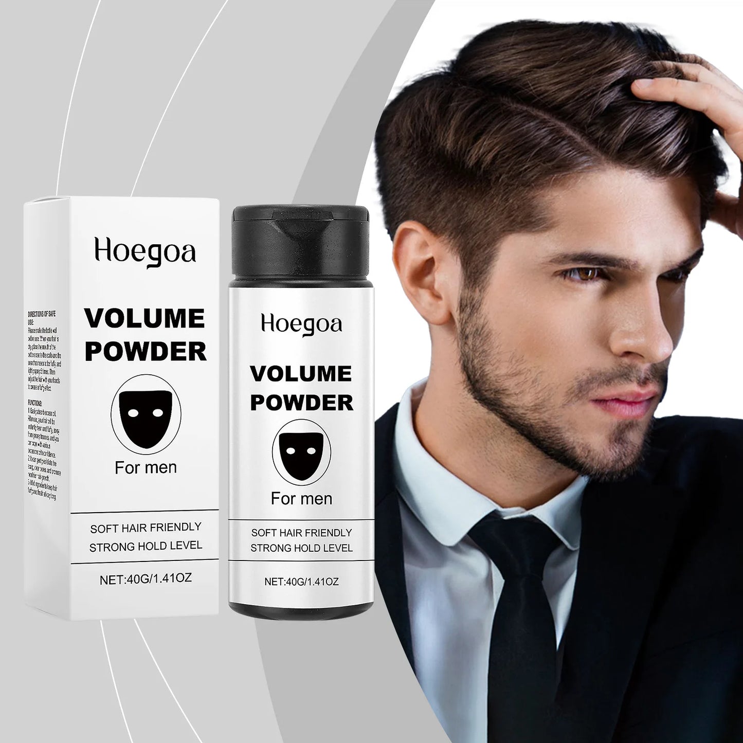 Hair Styling Powder Oil Control Hair Powder Fluffy 40g Hair Powder Increase Hair Volume Quickly Long-Lasting Styling For Unisex