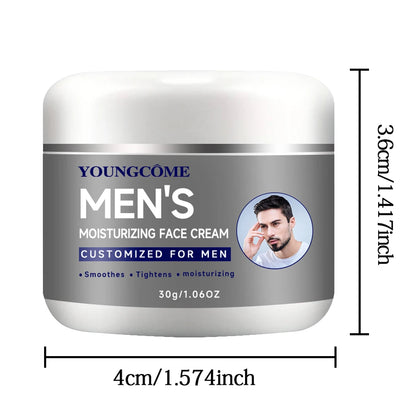 Men's Moisturizing Collagen cream with retinol and vitamins, refreshing and hydrating, improves skin elasticity, day and night