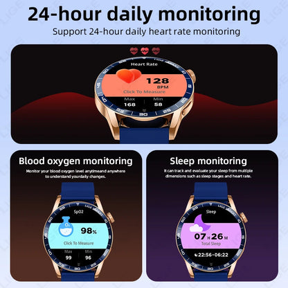 LIGE Men Fashion HD Screen Outdoor Sports Fitness Heart Rate Smartwatch 2025 New Bluetooth Call Waterproof Smart Watch Women