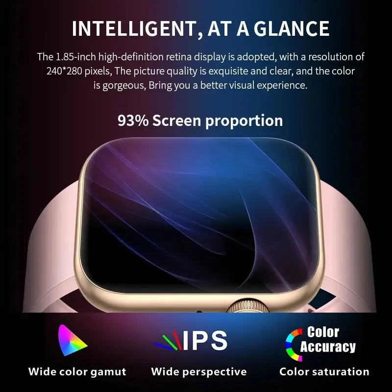 NEW Watch 10 Smart Watch Men Body Temperature BT Call NFC Always on Display GPS Sport Watches Smartwatch For iPhone Android