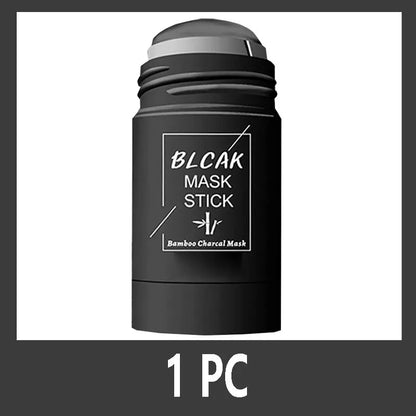 Solid facial mask Stick Green Tea Honey Peach Cleaning Pore Moisturizing Long Charcoal Eggplant Mud Film