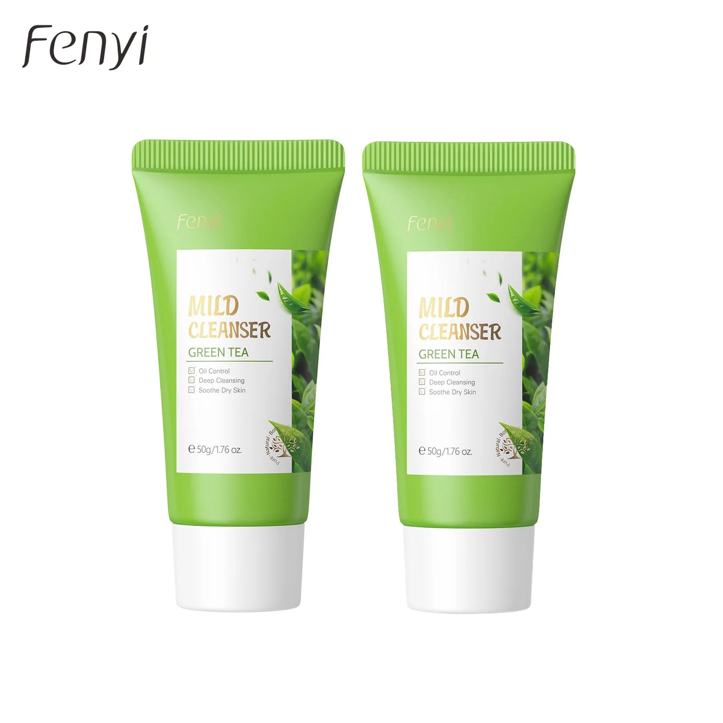 Green Tea Facial Cleanser 50g Skin Deep Cleansing Moisturizing Blackhead Removal Skincare Face Wash Foam Face Cleanser Skin Care