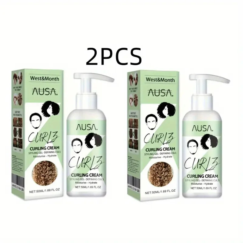 Hair Volumizing Cream Curling Anti-Frizz Bouncy Resilient Lotion Hair Conditioner Volume Lift Styling Defining Nourishing Cream