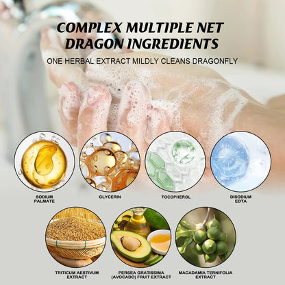 Facial Cleansing Bar for Gentle Exfoliating Soap with Avocado Macadamia Oil Smooth Care Moisturizing Face and Body Soap 120g