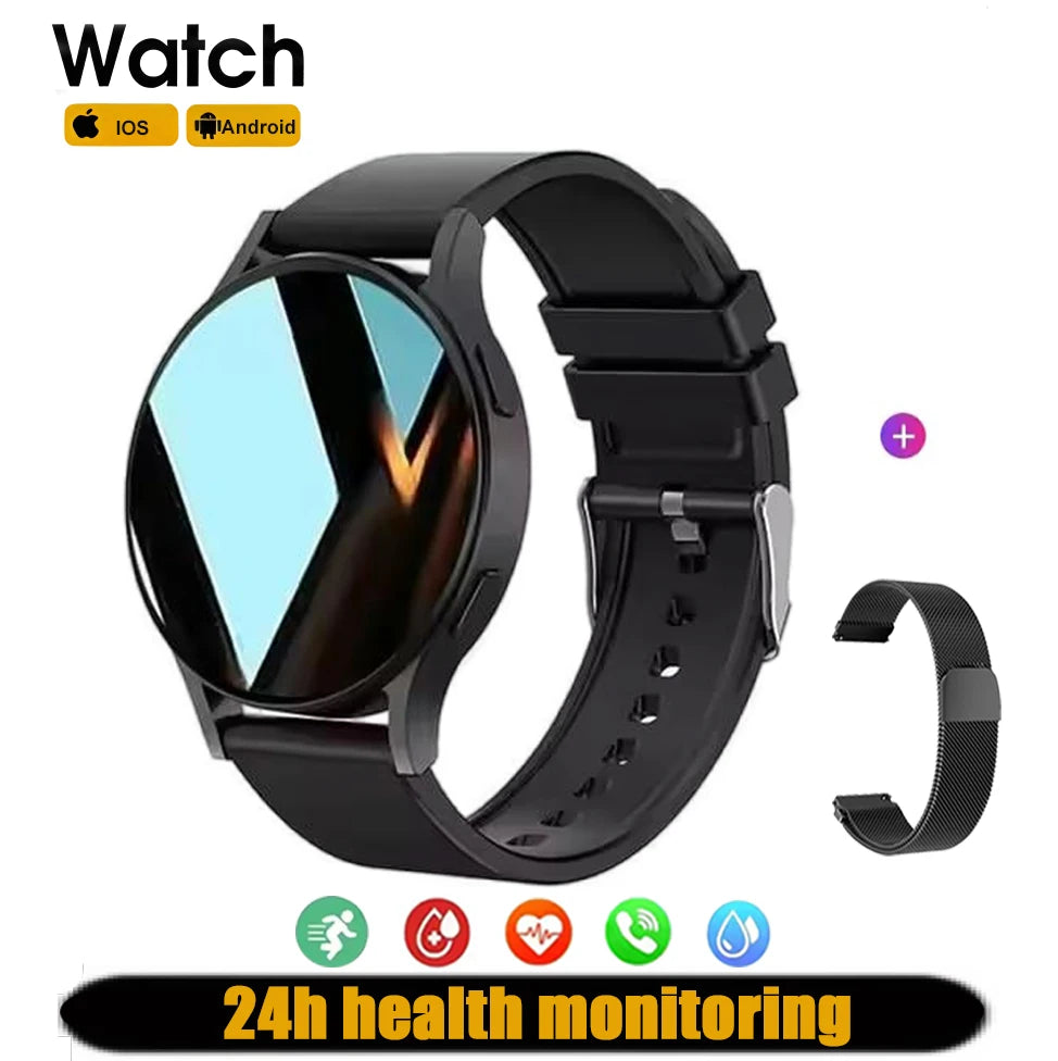 2025 Smart Watch 6 Men And Woman 1.44 Inch Screen Bluetooth Call Heart Rate Health Sleep Monitor For Wacthes 6 Pro Updates Phone