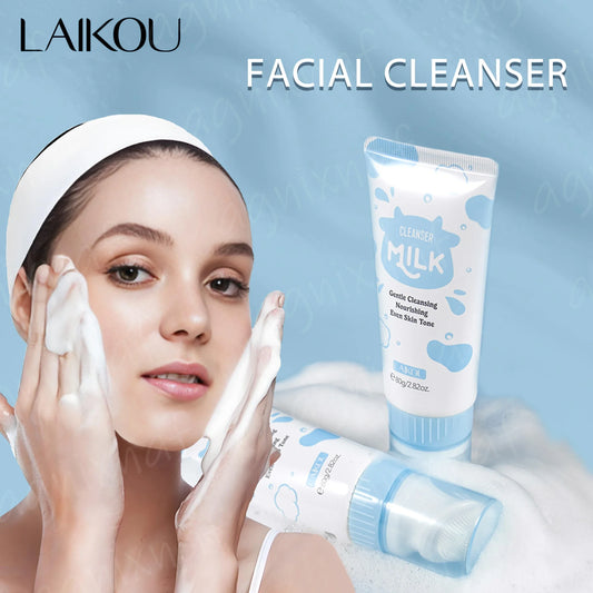 Deep Cleansing Milk Face Wash 80g – Moisturizing & Oil-Free Formula for Soft, Radiant Skin, for All Skin Types