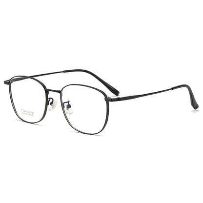 Pure Titanium Glasses Frames Women Ultralight Fashion Square Optical Eyewear Spectacles Frame K5013