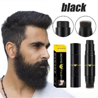 Beard Filling Stick Repair Stamp Waterproof With Brush Moustache Enhancer Fill Pen Hair Growth Product For Men Accessories