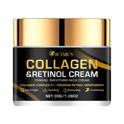 Collagen Advanced Retinol cream, rich in aloe vera leaf and shea butter, easy to absorb, delicate and moisturizing
