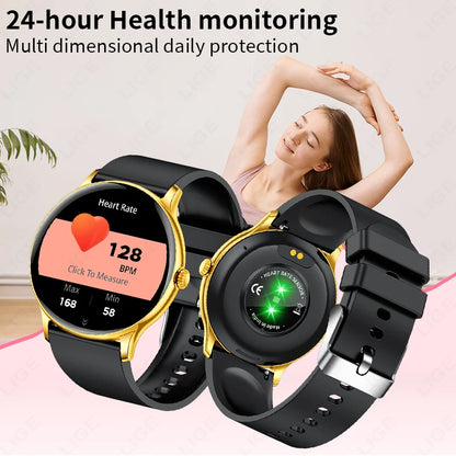 LIGE 2025 Bluetooth Call Full Touch HD Thin Screen Smart Watch Women IP68 Waterproof Watch Sport Fitness Tracker Smartwatch Men
