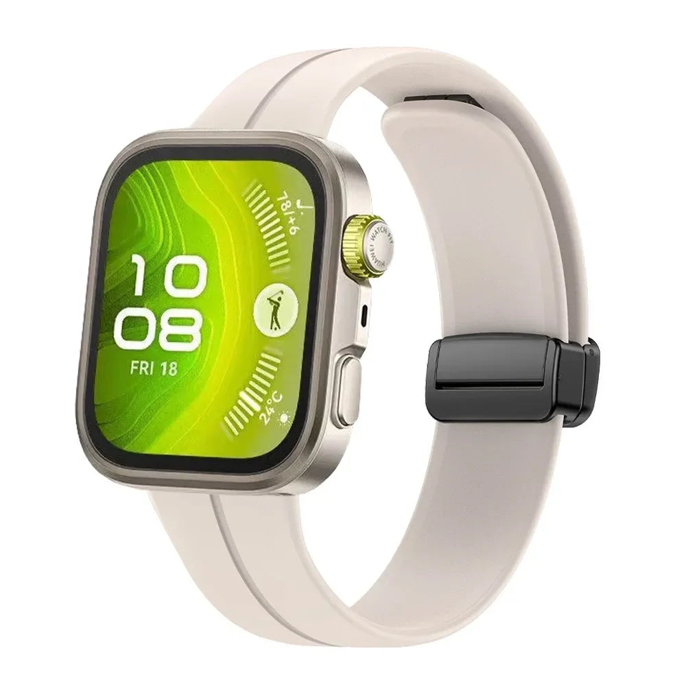 Silicone Strap for Huawei Watch Fit 4 3 Smartwatch Magnetic Comfortable Breathable Wristband Huawei Watch Fit 4 Pro Accessories