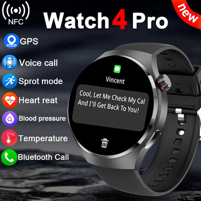 2025New For Huawei Watch4 PRO Smart Watch Men Ms.Watch 4 Pro HD Screen Bluetooth Call NFC GPS Heart rate waterproof SmartWatch