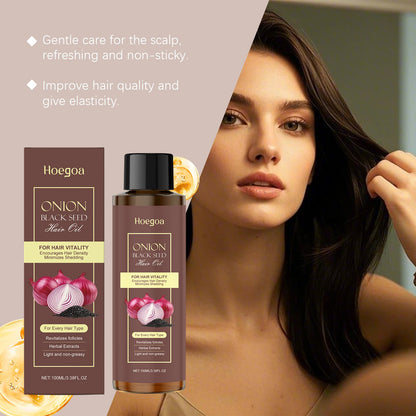 Red Onion Hair Growth Oil Hair Regeneration Thicker Prevent Loss Nourish Hair Root Repair Damaged Scalp Hair Regrowth Essence