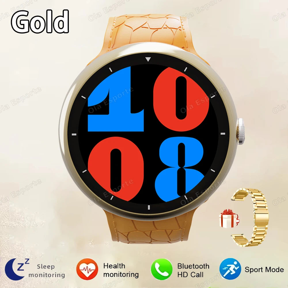 New Smart Watch 2.09inch AMOLED Screen Bluetooth Call GPS Tracker Smartwatch Health Monitor Men Women Sports Watches Waterproof