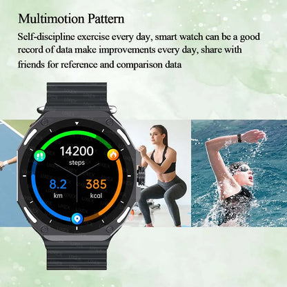 New Smartwatch Plus Women AMOLED HD Screen Global Version Always On Display Bluetooth Call Smart Men Watch For Android Ios 2025
