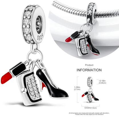 Hot Sale 925 Silver Charms Beads Perfume Animal Butterfly Pendants Fit Original Bracelet DIY Jewelry