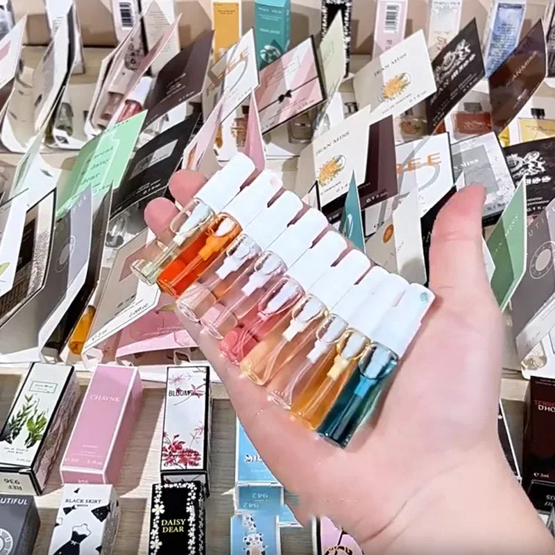 10PCS 3ML men's and women's perfume sample set eau de toilette long-lasting fragrance portable for travel easy to carry around