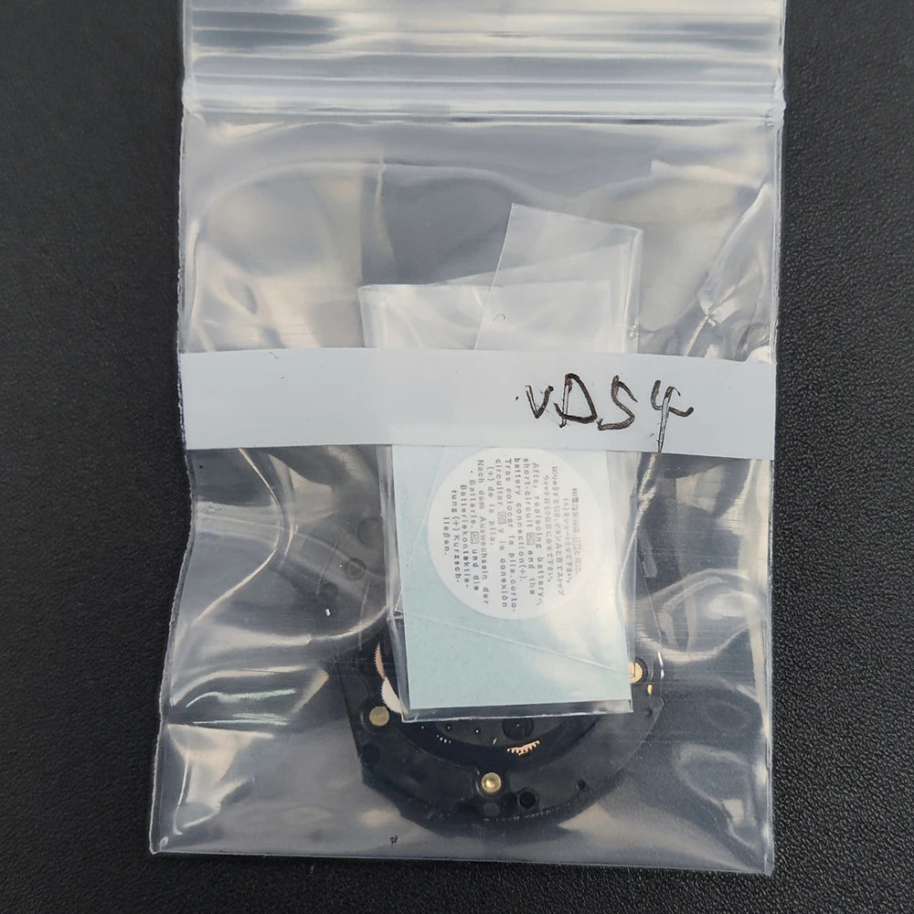 Japan VD54 VD54C Quartz Chronograph Movement Brand New Mechanism with Battery Inside VD Series Chrono Sec 60min 24 Hours
