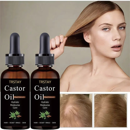 TRSTAY Jamaica Black Pure Natural Castor Oil Hair Treatment Moisturizing Strong Scalp Environment Healthy Hair Care