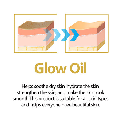 Facial Oil Anti Aging Face Treatment Hydrating Moisturizer Wrinkle Reducer for Dry Skin Rosehip Oil Brightening 30ml Non Greasy