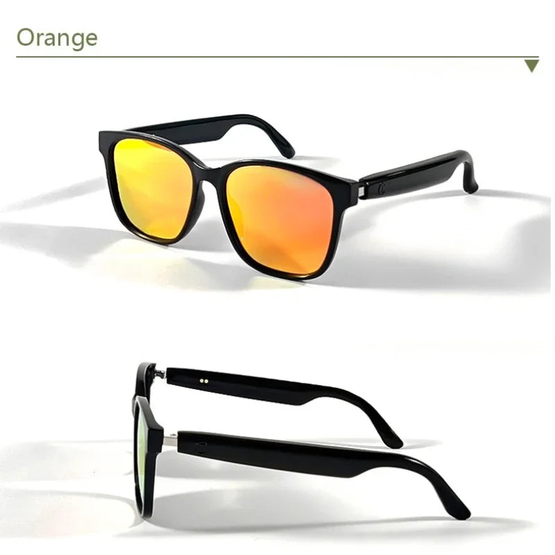 GS08 Smart Glasses Bluetooth Make Receive Call Music Camera Noise Reduction UV 400 Anti Blue Light Glasses Fishing sunglasses