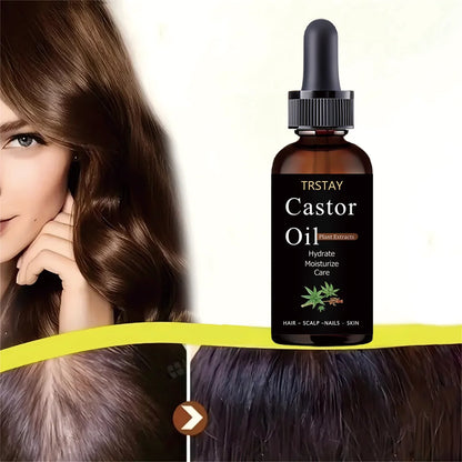 TRSTAY Jamaica Black Pure Natural Castor Oil Hair Treatment Moisturizing Strong Scalp Environment Healthy Hair Care