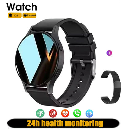 2025 New Women SmartWatch Bluetooth Call Lady Watches Sport Waterproof Heart Rate Sleep Smart Watch for Women Present Gift