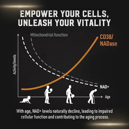 Liposomal NAD Supplement - Promotes Overall Health, Enhances Energy, Repairs Cells, Boosts Immunity, Efficient Absorption