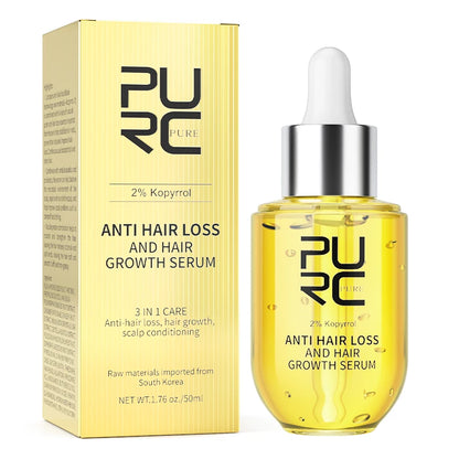 PURC Hair Growth Products for Men Women Thicker & Fuller Serum Hair Regrowth Oil Hair Loss Treatment Hair Care