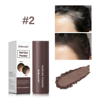Waterproof Hairline & Root Concealer Pen Instant Grey Coverage Easy Blend Powder Stick for Normal Hair Hairline Enhance