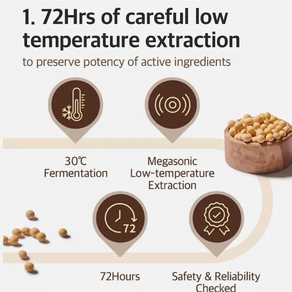 For Mixsoon Soybean Essence Repair Damage High-end Korean Facial Serum  Anti-aging Fade Spots Remove Horniness Skin Care 50ML