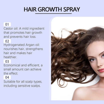 Hair Care Spray Nourishing Damaged Repair Essential Oil Curly Professional Anti-Frizz Improving Dryness Women Hair Growth Spray
