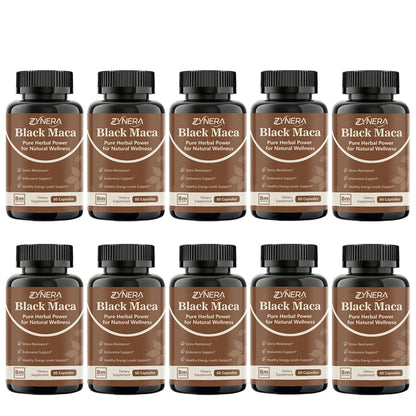 Powerful Black Maca Capsules Testosterone Booster for Men Increase Strength Stamina Energy Enhance Immunity Supplement  Big 18