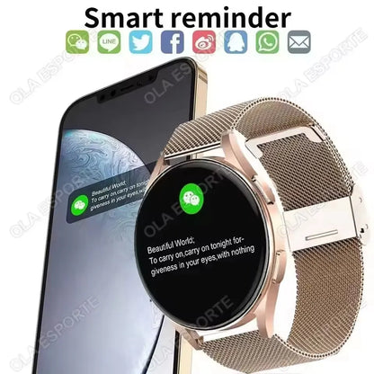 Men Women Sports Smart Watch 1.28" Screen Voice Call Smartwatch Heart Rate Sleep Monitoring Smart Notifications Message Preview