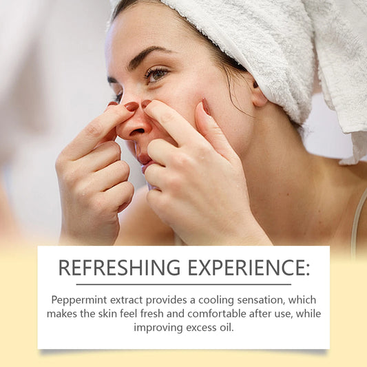 60pcs+30g Blackhead Tearing Nose Mask Absorbs Oil Dirt Gently And Effectively Remove Blackheads Whiteheads Short Time Aloe Vera