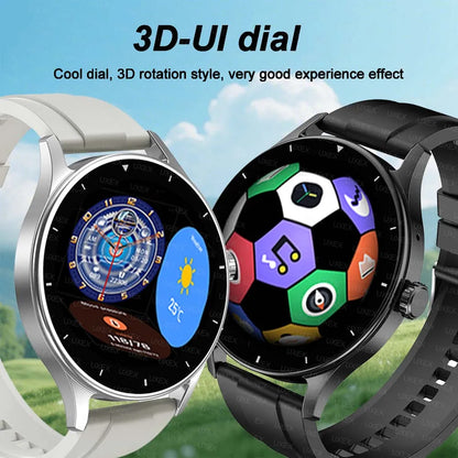 Fashion Smart Watch Plus 1.55 HD For Men And Women Bluetooth Call 3D UI Health Tracker Motion Trajectory Business Watch Original