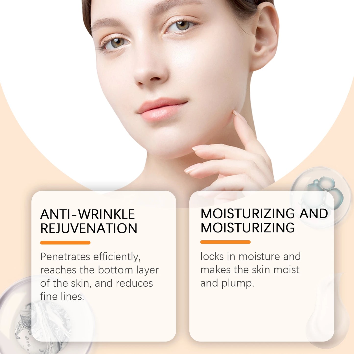 Retinol Vitamin C Face Cream Fade Fine Line Dark Spot Removal Pore Shrinking Anti Freckle Lifting Moisturizing Brightening Cream