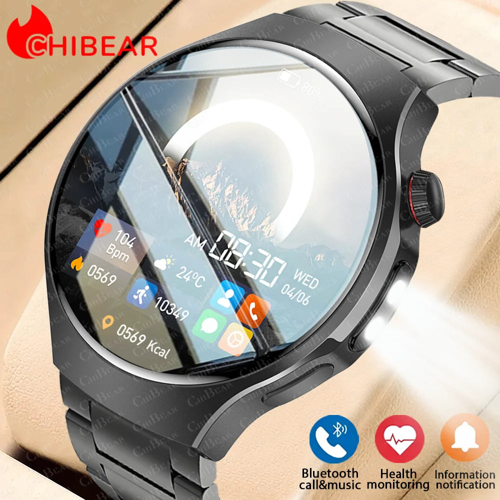 For HUAWEI GT6 Ultra Smart Watch Men 1.53" 360*360 HD Screen Business Men Watch Heart Rate Bluetooth Call Waterproof Smartwatch