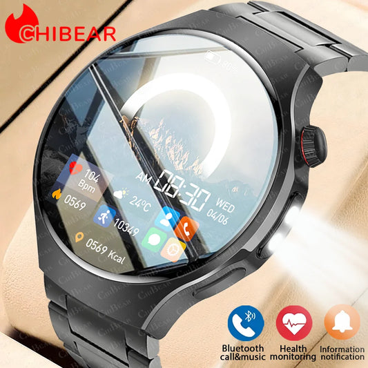 For HUAWEI GT6 Ultra Smart Watch Men 1.53" 360*360 HD Screen Business Men Watch Heart Rate Bluetooth Call Waterproof Smartwatch